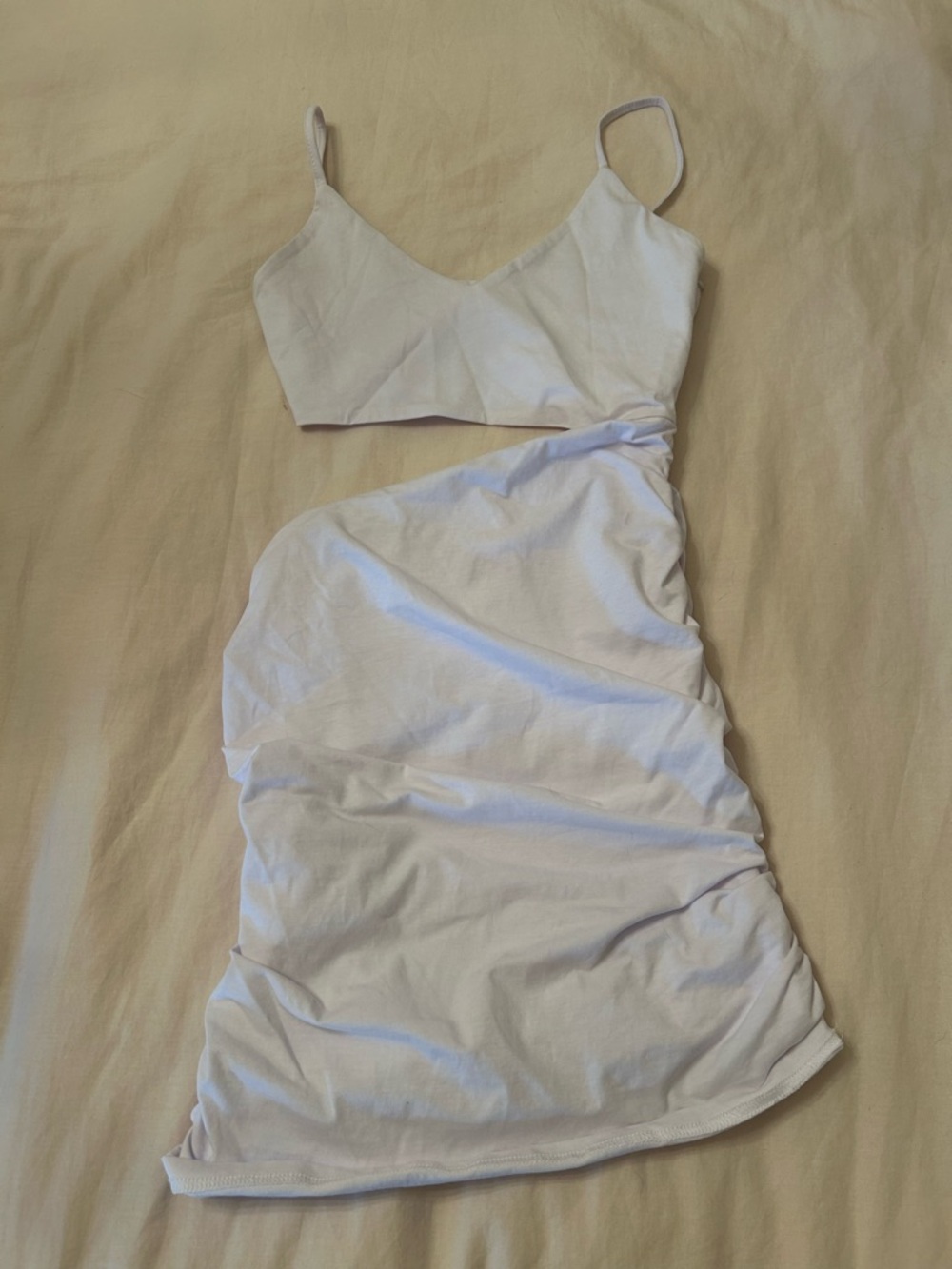 Superdown Darcey Ruched Mini Dress